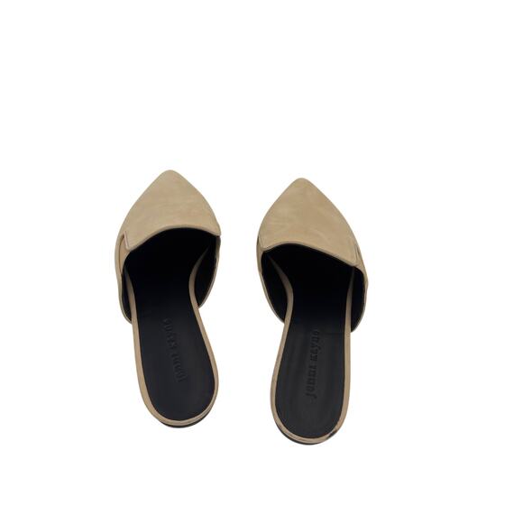 Jenni Kayne Oiled Leather Mule Brown Pointed Toe 41 NWT - Picture 4 of 6